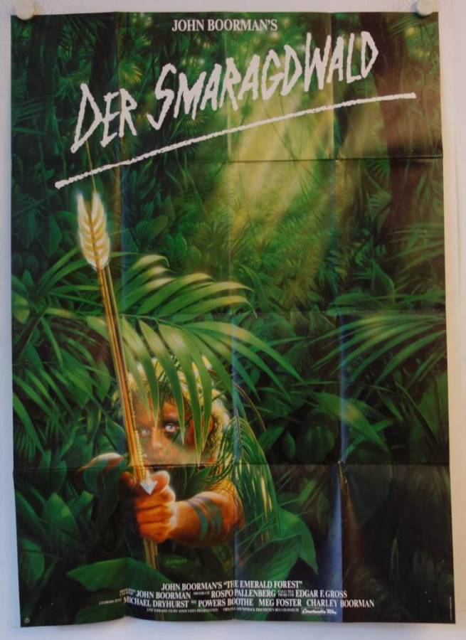 Der Smaragdwald originales deutsches A0-Filmplakat